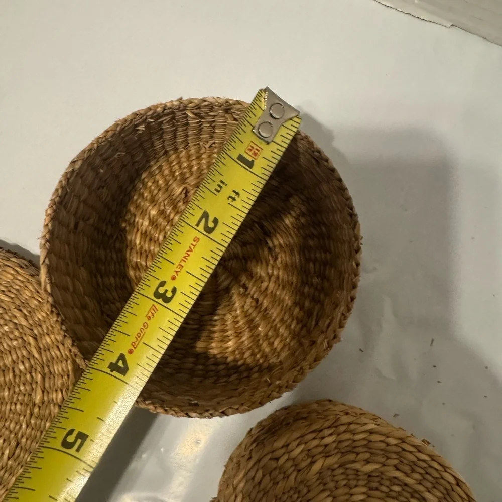 Woven Nesting Storage Baskets with Lids